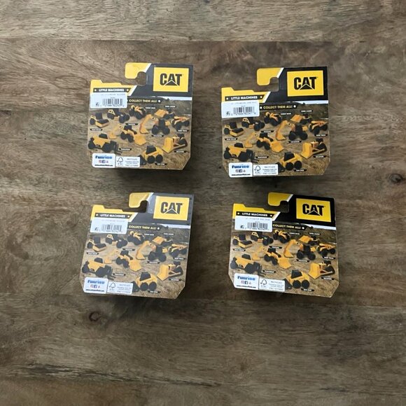 NEW 4Pk CAT Little Machines-Construction Vehicles-Excavator - Picture 6 of 6